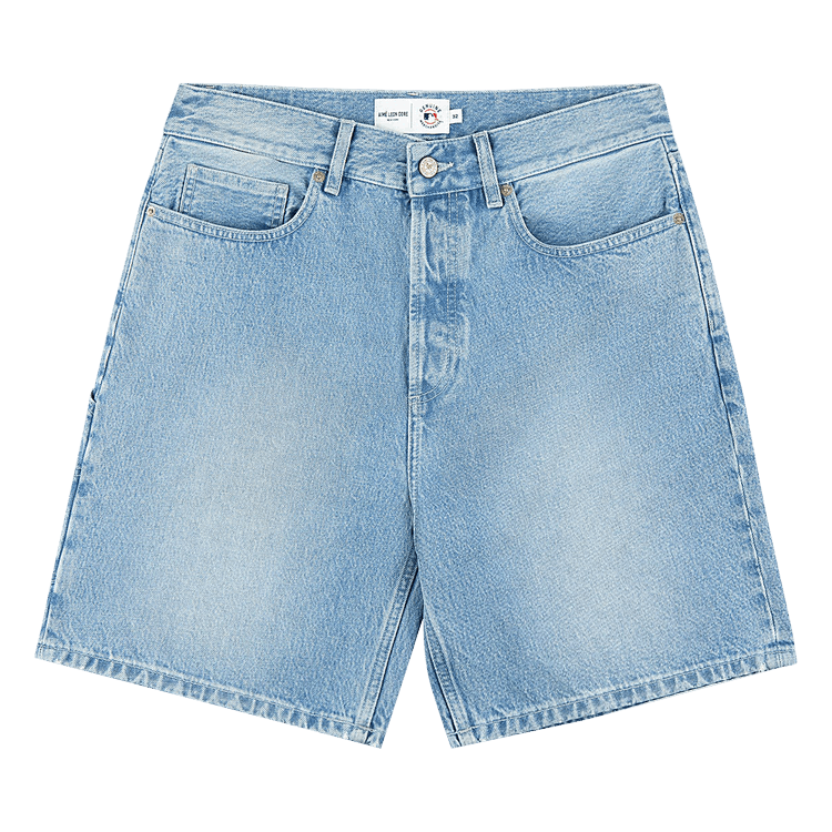 Aimé Leon Dore x New York Mets Denim Shorts "Light Wash"