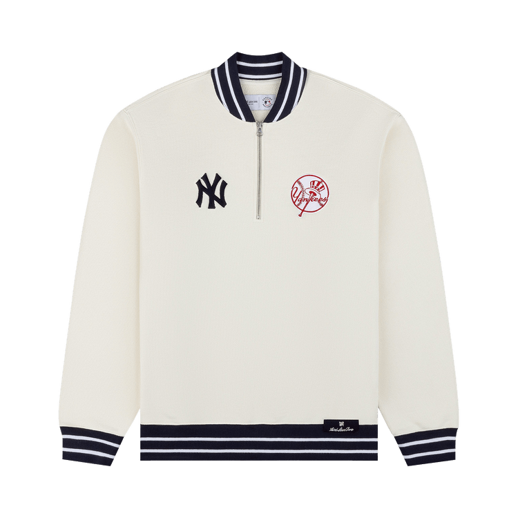 Aimé Leon Dore x New York Yankees Quarter Zip Pullover "Pristine"