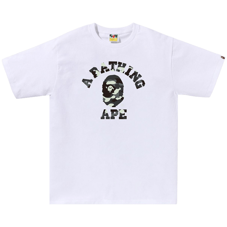 BAPE City Camo College Tee "White"