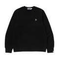 BAPE One Point Crewneck Sweatshirt "Black"