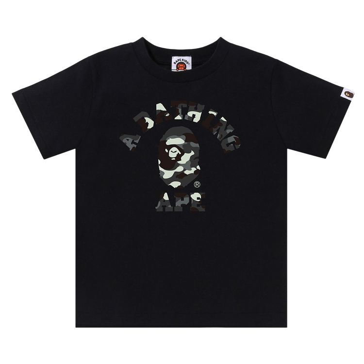 BAPE Kids City Camo College Tee "Black"