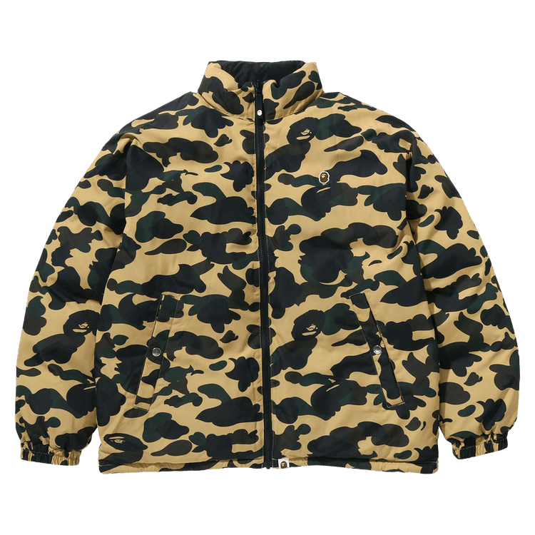 BAPE 1st Camo Reversible Down Jacket "Yellow"