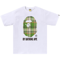 BAPE Check By Bathing Ape Tee "White/Green"