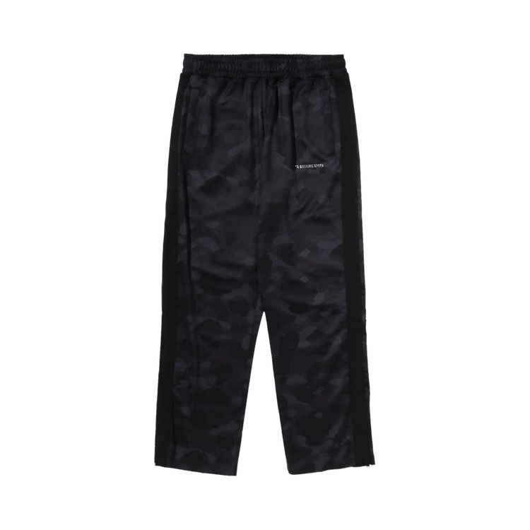 BAPE Color Camo Metal Logo Relaxed Fit Track Sweatpants "Black"
