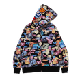 BAPE Art Camo Shark Full Zip Hoodie "Black"