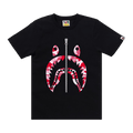 BAPE ABC Camo Shark Tee "Black/Pink"