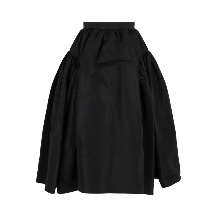 Alexander McQueen Voluminous Midi Skirt "Black"
