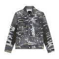 Givenchy Distressed Denim Jacket "Black"
