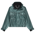Givenchy Crinkle Printed Windbreaker "Silver"