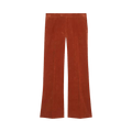 Gucci Velvet Flared-Leg Pants "Red"
