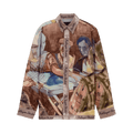 KidSuper Dominos Printed Button Up Shirt "Multicolor"