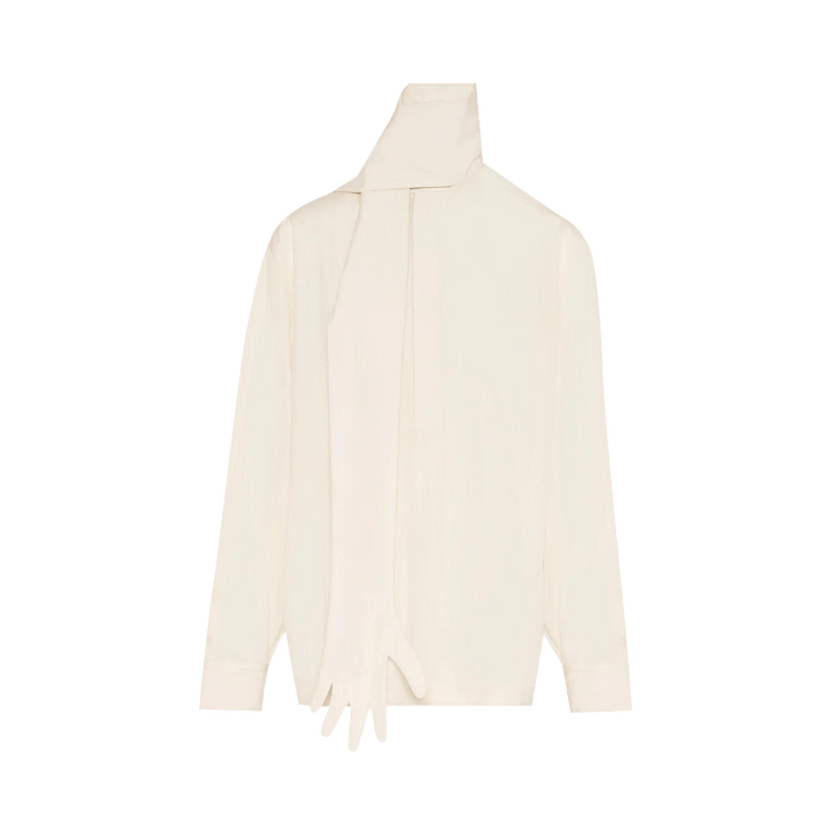 Jean Paul Gaultier Shirt With Glove Detail "Ecru"