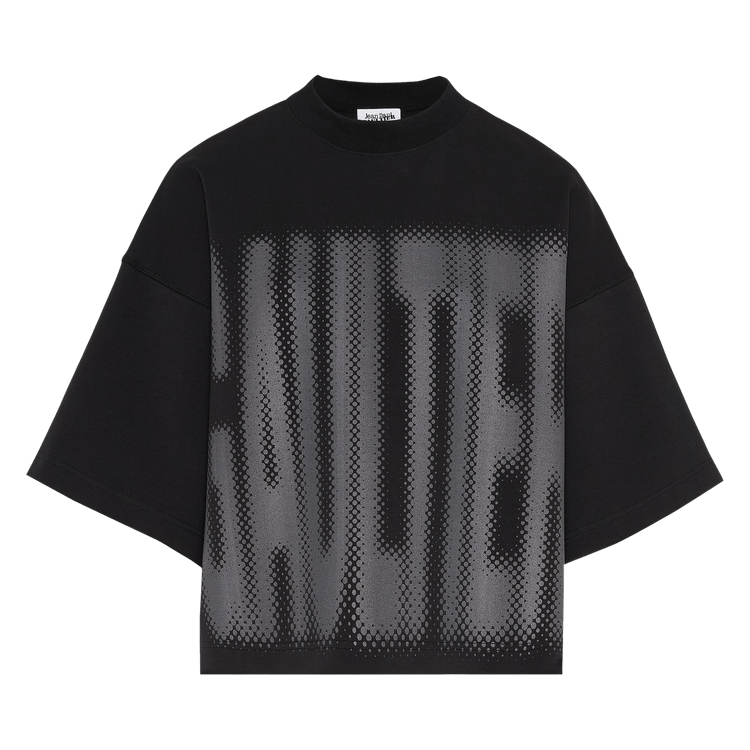 Jean Paul Gaultier Cropped T-Shirt "Black/Dark Grey"