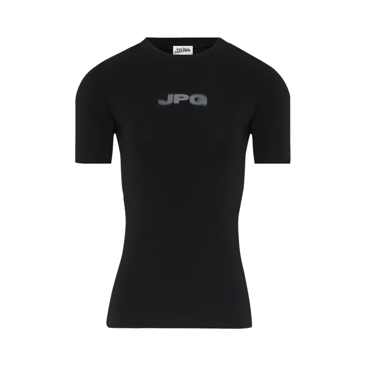 Jean Paul Gaultier Printed Baby Tee "Black/Dark Grey"