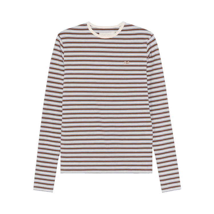 ERL Striped Long-Sleeve Shirt "Brown"