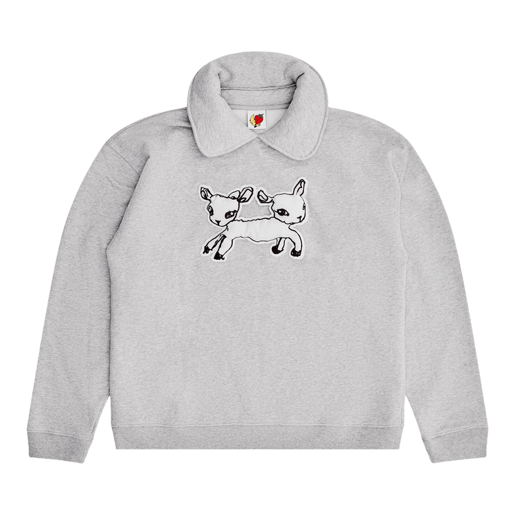 Sky High Farm Workwear Padded Collar Crewneck "Grey"