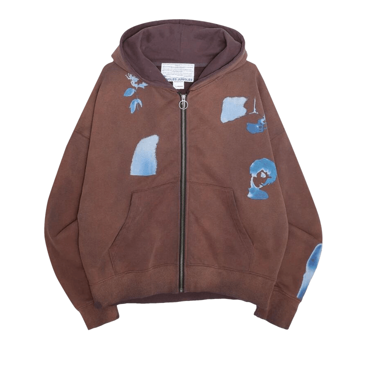 Jungles Waiting Around Zip Hoodie "Purple"