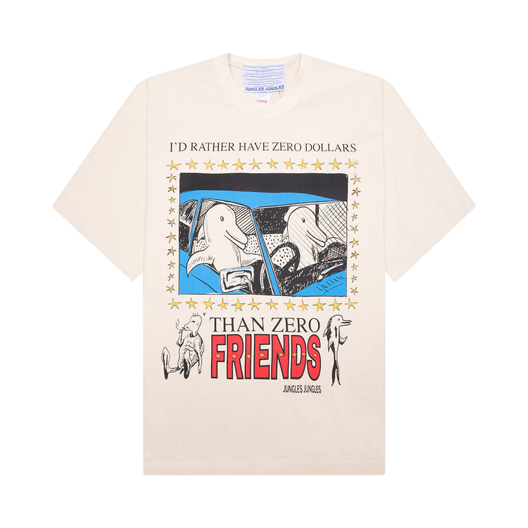 Jungles Zero Dollars Tee "White"