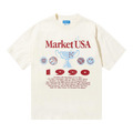 Market x Smiley 1990 T-Shirt "Butter Cream"