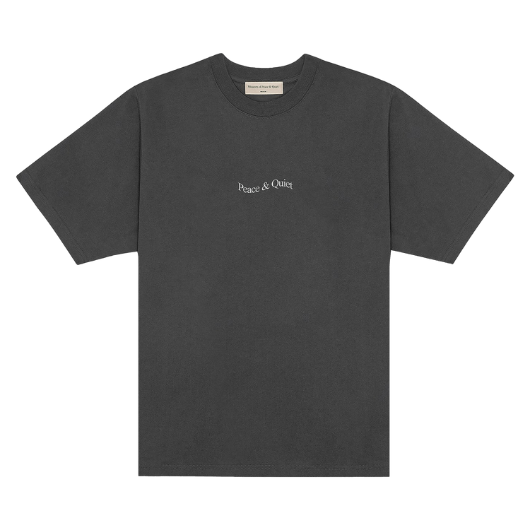 Museum of Peace & Quiet Wordmark T-Shirt "Black"