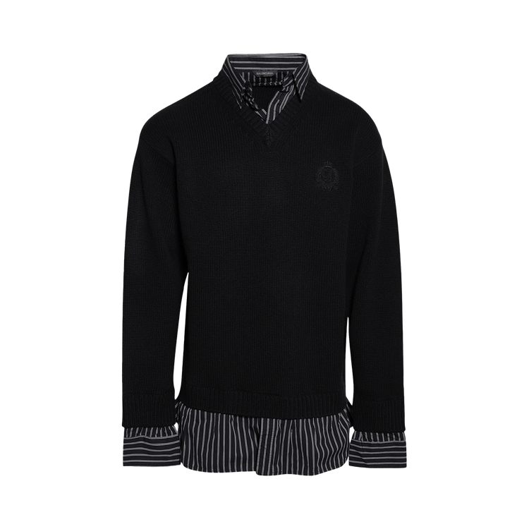 Balenciaga Layered Sweater "Black"