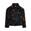 Bode Signature Scrawl Jacket "Black/Multicolor"