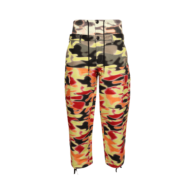 BLUEMARBLE Triple Camo Cargo Pants "Orange"