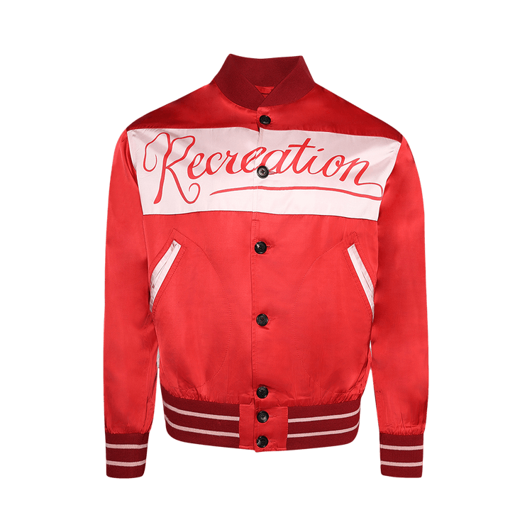 Bode Postcard Rally Jacket "Pink/Multicolor"