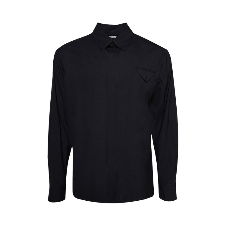 Bottega Veneta Long-Sleeve Shirt "Midnight Blue"