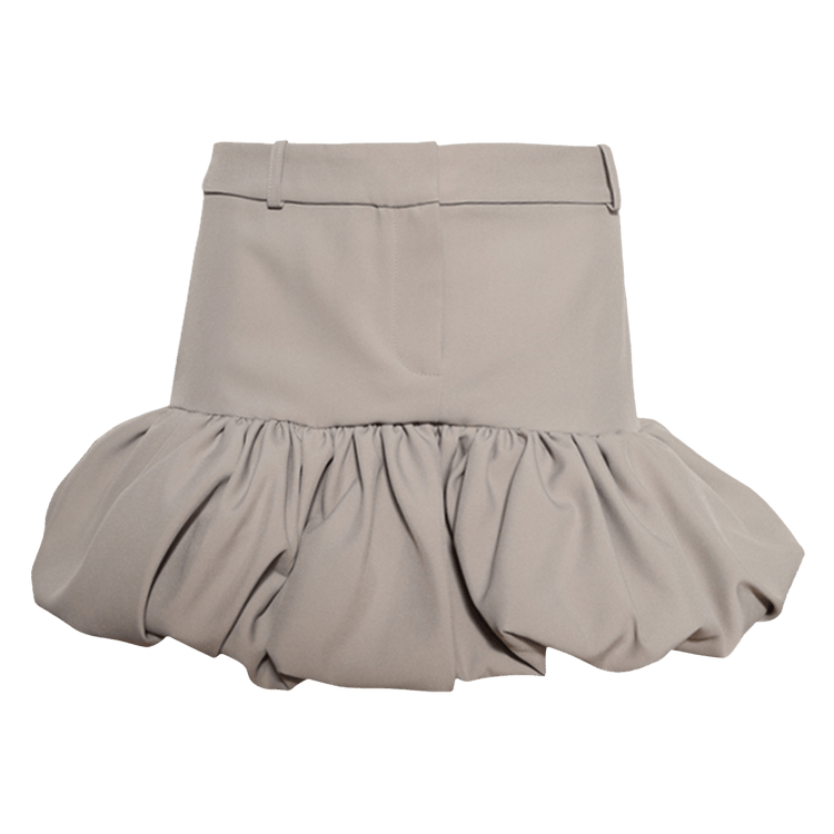 Coperni Gathered Hem Tailored Skirt "Beige"