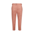 Bode Lightweight Linen Side Buckle Trousers "Pink"