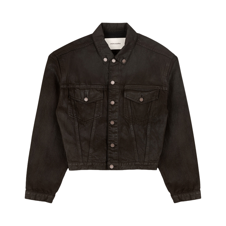 Entire Studios Shrunken Denim Jacket "Mud"