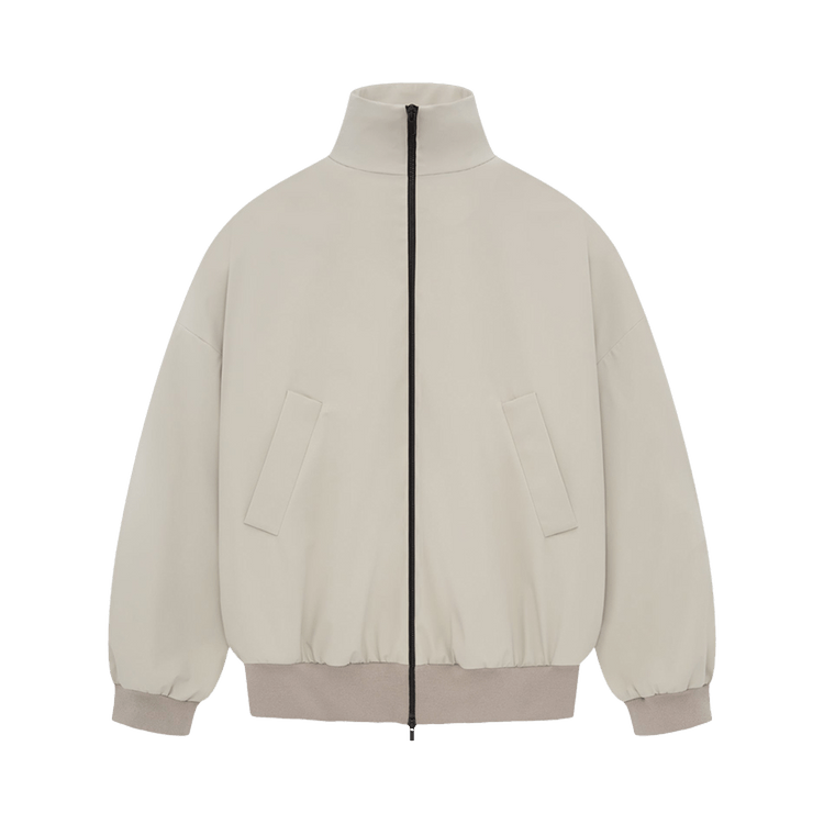 Fear of God High Neck Track Jacket "Cement"