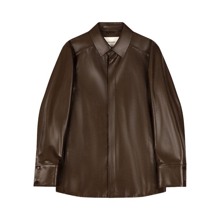 Entire Studios Legacy Leather Shirt "Pecan"