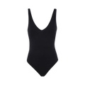 Entire Studios V-Neck Bodysuit "Soot"