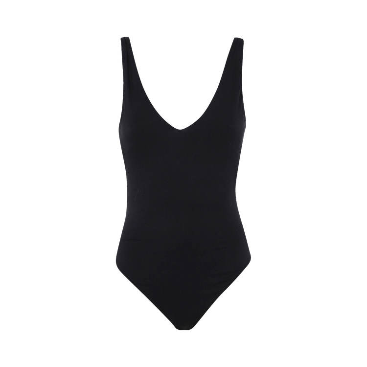 Entire Studios V-Neck Bodysuit "Soot"