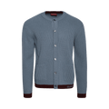 Gucci Intarsia Wool Cardigan "Periwinkle"