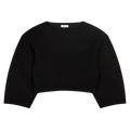 Entire Studios Boat Neck Jumper "Black Wool"