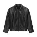 Fear of God Leather Cropped Jacket "Black"