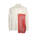 Lanvin Rateau Bandana Boxy Shirt "Off White"