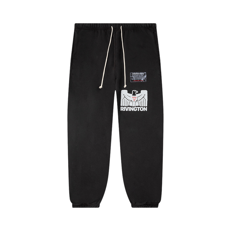 RIVINGTON roi Rebis Flag Sweatpants "Black"