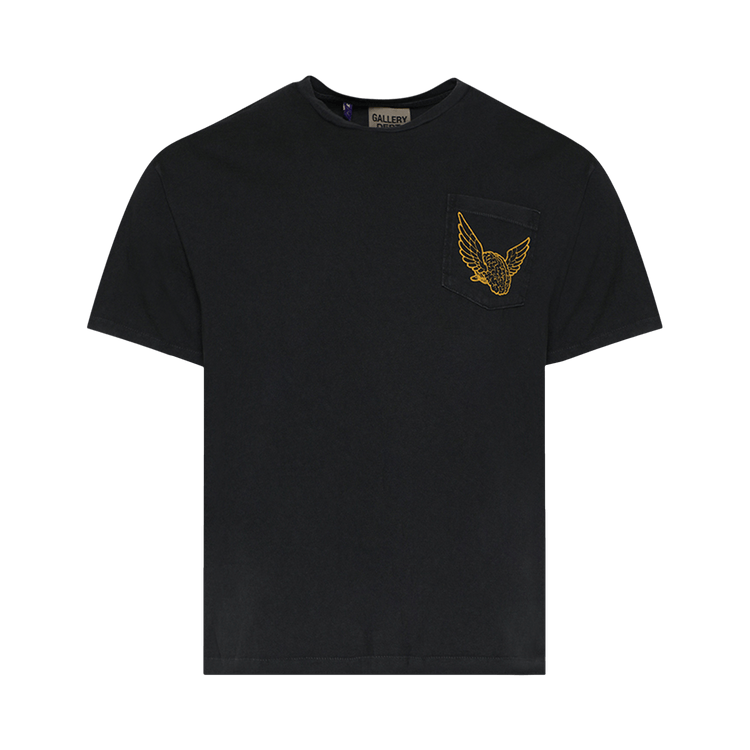 Gallery Dept. Flying Brain Pocket Tee "Vintage Black"