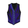 Martine Rose Appliqué Waistcoat "Black/Blue"