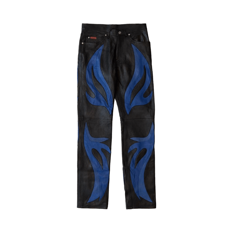 Martine Rose Appliqué Trousers "Black/Blue"