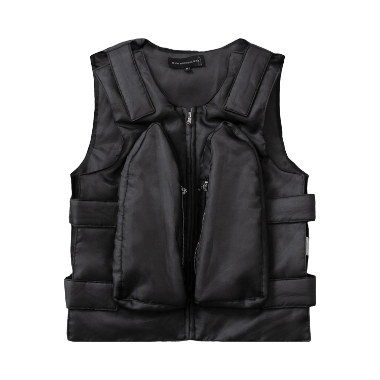Who Decides War Organza Bullet Point Vest "Coal"