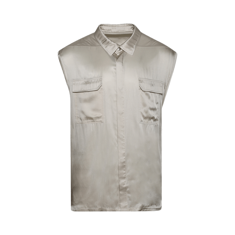 Rick Owens Jumbo Sleeveless Shirt "Dinge"
