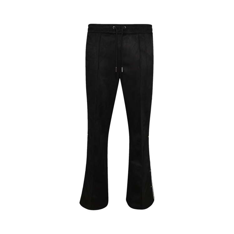 MISBHV Star Faux Suede Track Pants "Black"