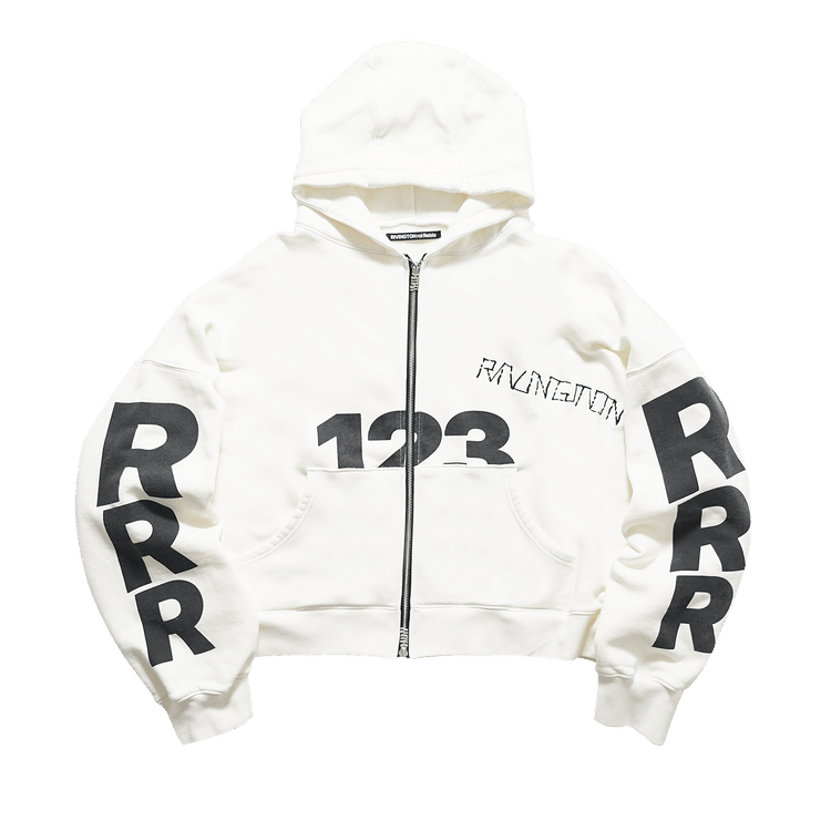 RIVINGTON roi Rebis Uso 123 CVA Zip Hoodie "Max White"