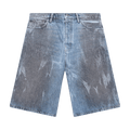 Nahmias Thrashed Baggy 5 Pocket Shorts "Light Wash"