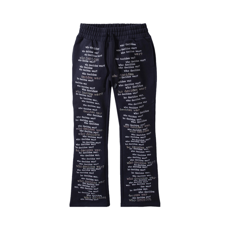 Who Decides War Scripture Sweatpants "Indigo"